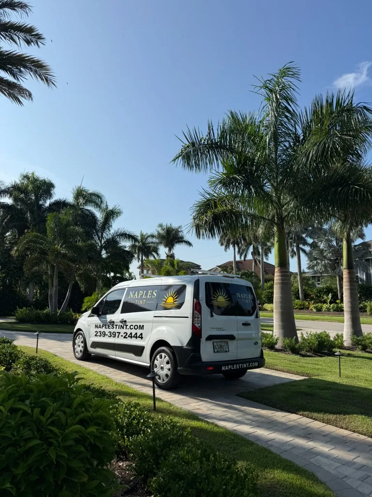 Naples Tint Company service van